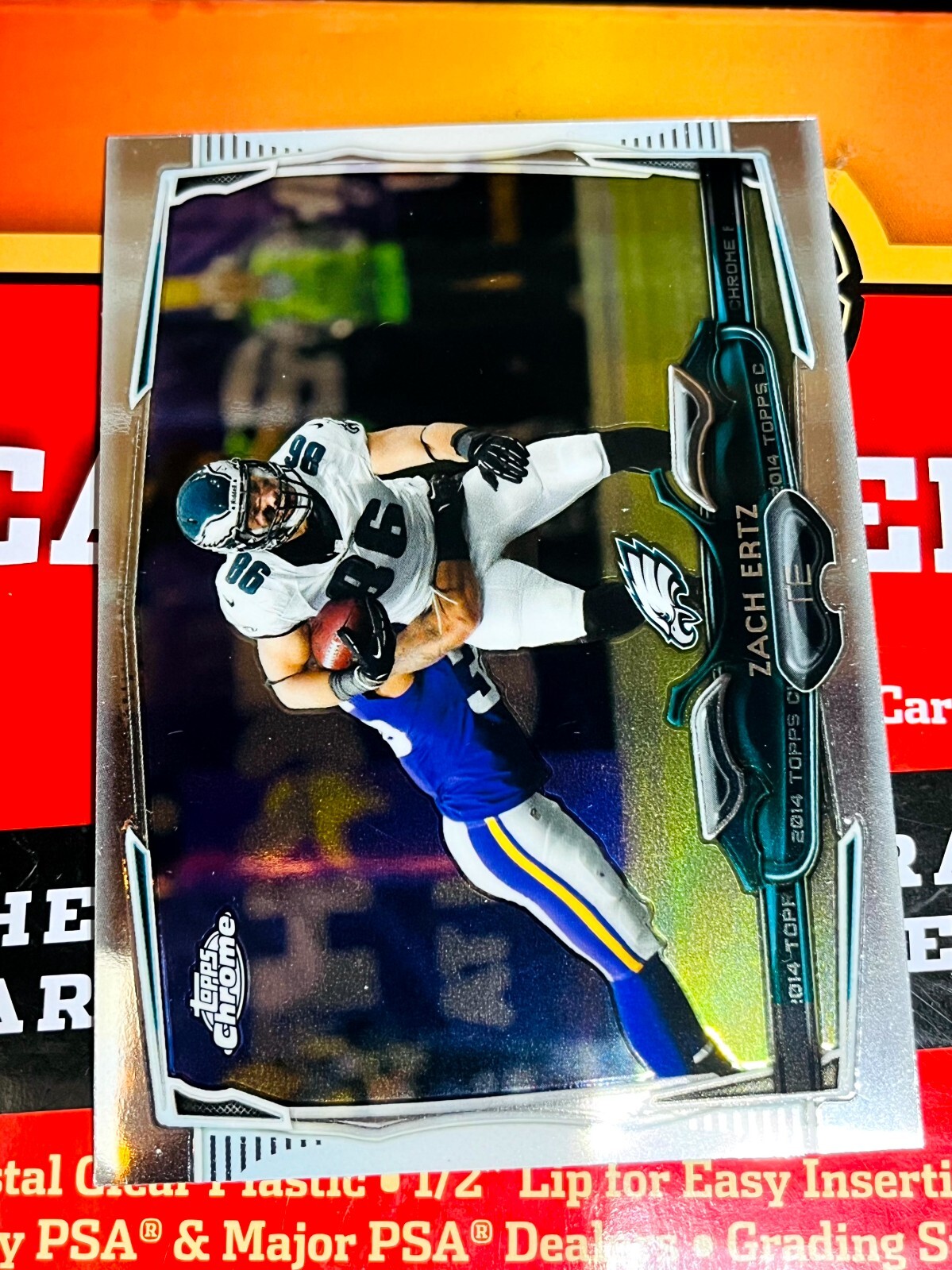 2013 Topps Chrome - Zach Ertz #76 Catching Ball (RC)