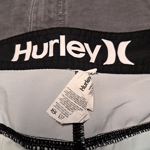 Hurley Board Shorts Mens 32 Blue Geometric Athletic Casual Beach Surf - Picture 11 of 13