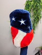 USA GOLF 1 Wood Driver Golf Club Headcover Red White Blue