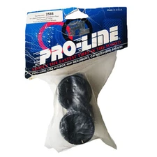 Pro-Line 2pc Black Semi-Pneumatic Conversion Back Wheels for Tamiya F-1 PRO2588