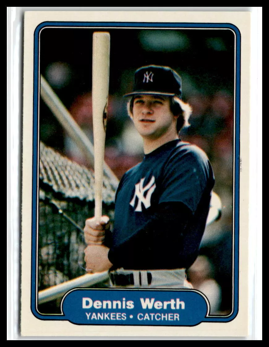 Dennis Werth trading card