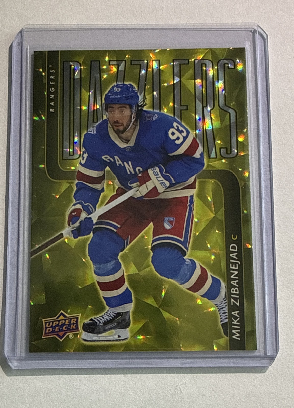 2025-26 Upper Deck Extended Series - Dazzlers Mika Zibanejad #DZ-135 Gold