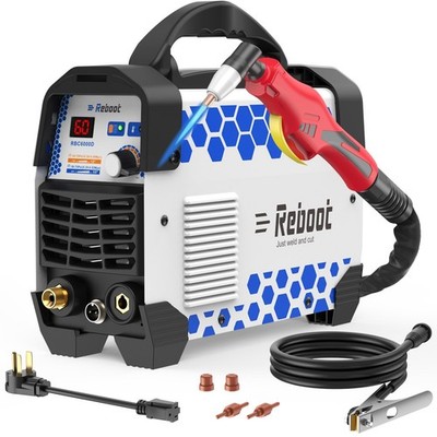 Plasma Cutter Real 60AMP REBOOT Air CUT60 Cutting machine 110V/220V Inverter US