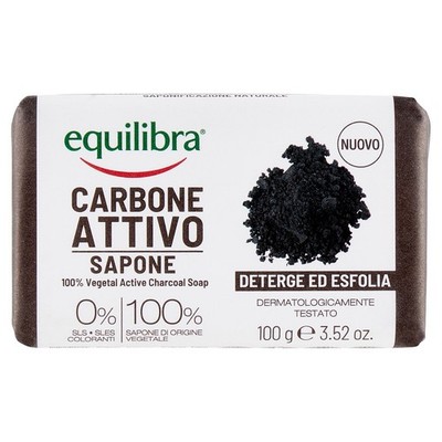 Aktivkohle-Entgiftungsseife Equilibra  100g