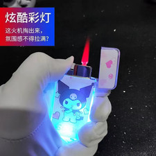 Hello Kitty Cat Lighter With Flashing Light Pink Flame Glow In The Dark etr sho