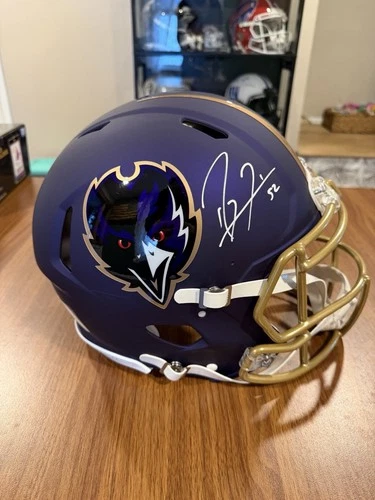 Ray Lewis Baltimore Ravens Full Sized Signed NFL Authentic Helmet