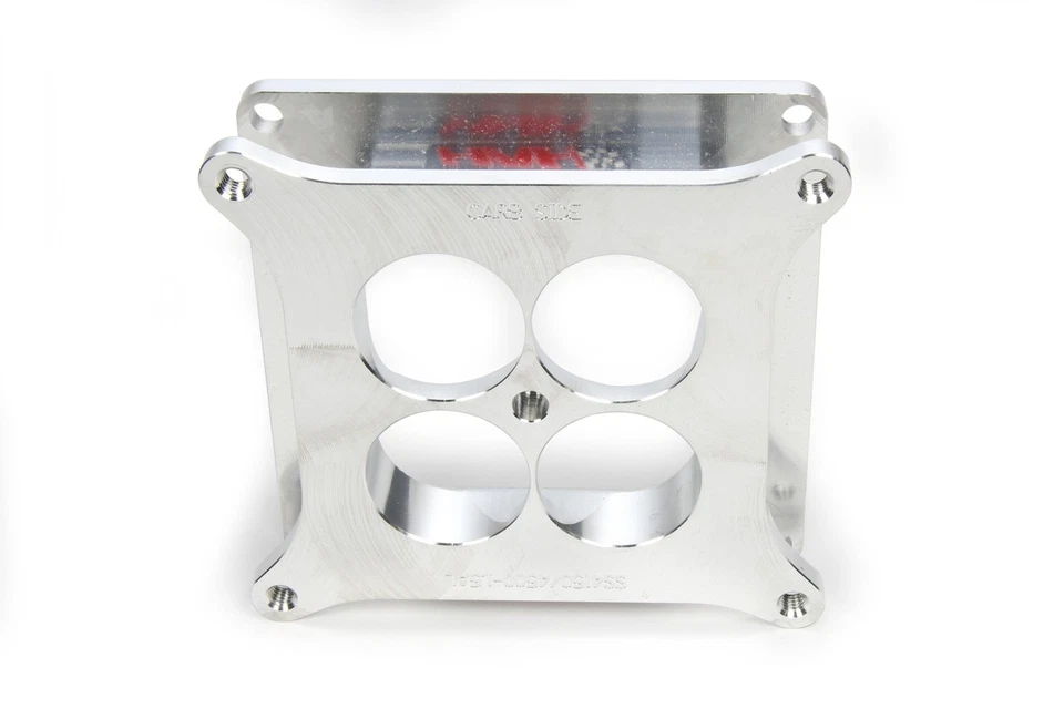 High Velocity Heads SS4150/4500-1.5AL, One Polished Aluminum 4150 Carb To 4500 I - Image 2 of 4