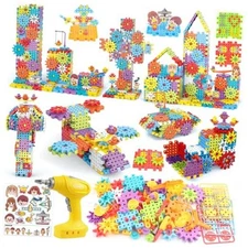 Building Toys, 234 Pieces Upgrade Gear Building Blocks Set Kids Tool Set with 