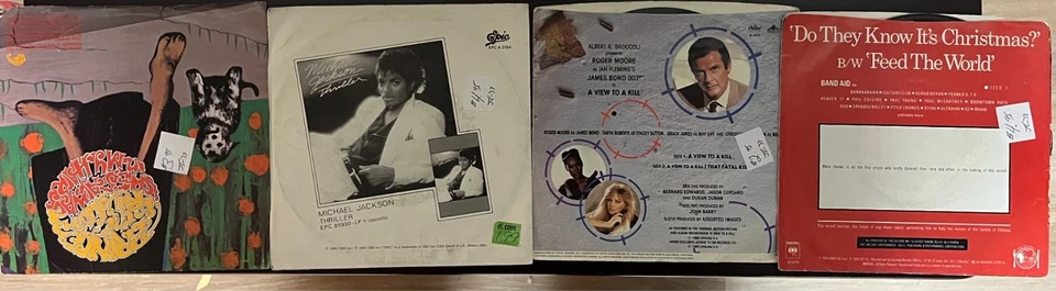 27x 45 RPM Records Michael Jackson Phil Collins Van Halen Jagger+ Picture Sleeve - Imagem 2 de 4