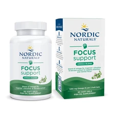 Nordic Naturals Omega Focus - Omega-3s + More for Brain Health & Function, 60 Ct