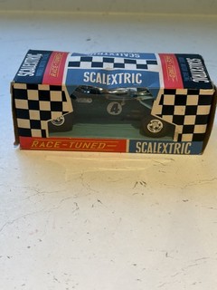Vintage Scalextric Car Scalextric C8 Lotus Indianapolis Gp Race Tuned Boxed