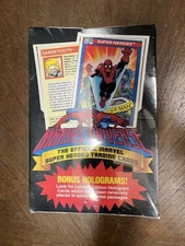 1990 Impel Marvel Universe Series 1 Factory Sealed 36 Packs.  New-Old Stock!