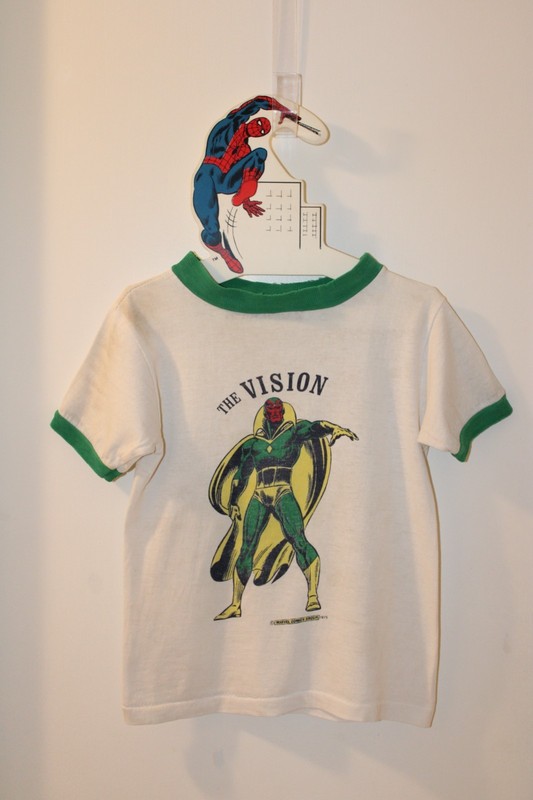 Rare 1975 Marvel Comics Convention The Vision Test T-Shirt - Marvelmania!
