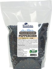 Tellicherry Black Peppercorns - Steam Sterilized Whole Pepper for Grinders, 3 lb
