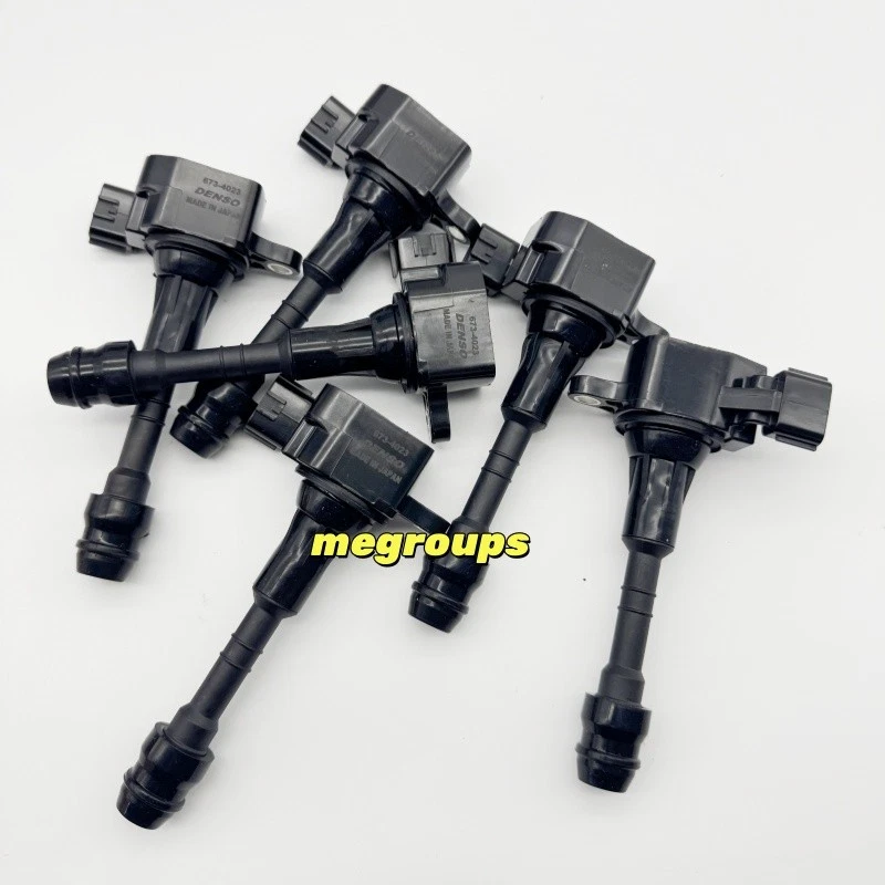 6x DENSO 673-4023 22448-8J115 UF349 Ignition Coil For Nissan Pathfinder Maxima Foto 4 de 4