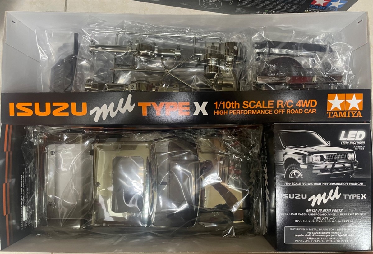 Limited Tamiya 47383 1/10 R/C Isuzu mu Type X Black Metallic (CC