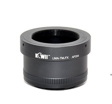 JJC LMA Metal Adapter Ring for T mount lens on Fujifilm X mount camera body