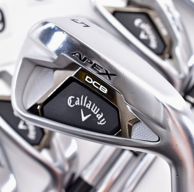 Callaway Apex DCB 21 Forged 5-6-7-8-9-Pw RH 6tlg Stiff NSPRO Zelos7...