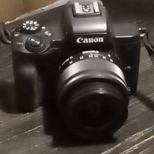 Canon EOS M50 Mirrorless Interchangeable Lens Camera 24.1MP Wi-Fi Black 3x Zoom