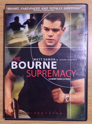 The Bourne Supremacy (DVD, 2004, Widescreen) Matt Damon