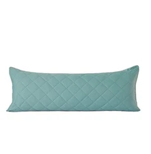  Cooling Diamind Quilted 1 pc Single Body Pillow 21“X54“ Body Pillow Cover Blue