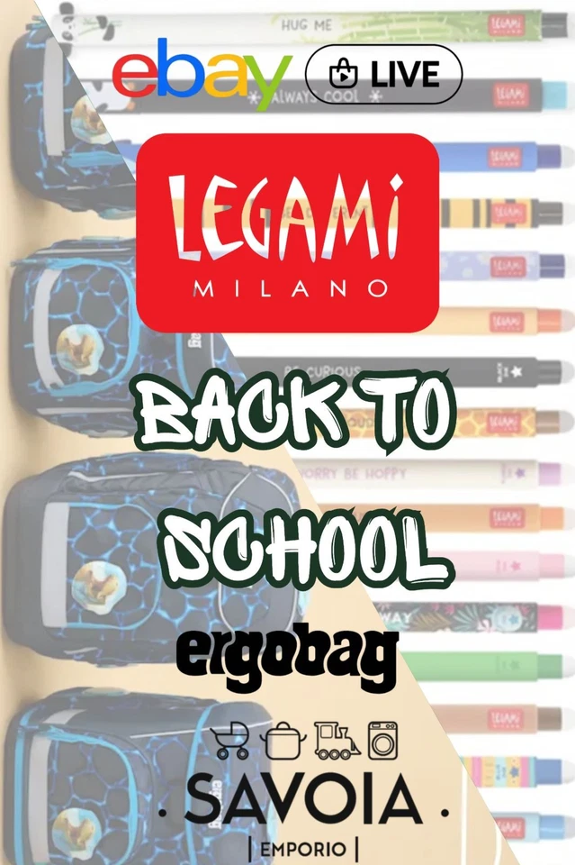 BACK TO SCHOOL LEGAMI E ERGOBAG