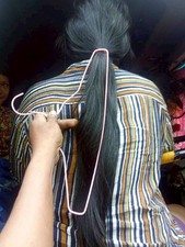 1501 Natural Black Human Hair 19  55g