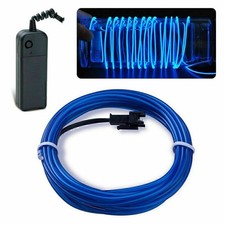 EL Kabel Leuchtdraht 1-5M LED Neon Wire Lichtschnur Glühen Drahtlicht Party Deko