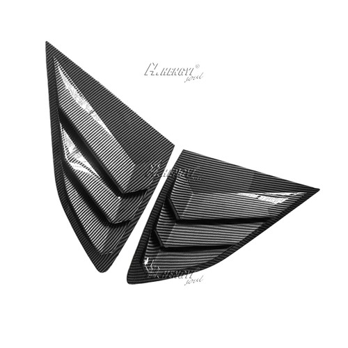 For Hyundai Tucson 2015-2021 Carbon Fiber Style Rear Window Louver Shutter Cover - Picture 3 of 3