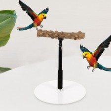 Adjustable Height Perch Bird Training Stand Parrot