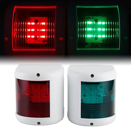 Car 12V‑24V LED Navigation Signal Light Left Red Right Green IP66 Lamp White - Zdjęcie 9 z 12