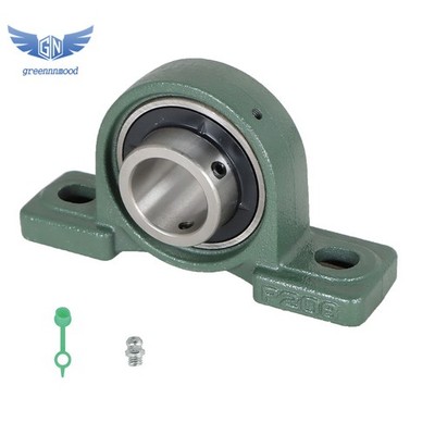 2Piece UCP208-24 Solid Base Pillow Block Bearing 1-1/2 Bore Self Aligning 2 Bolt