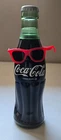 Vintage Coca Cola Dancing Contour Bottle 8" w/Glasses Tested Works