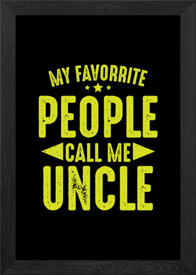 My Favorite People Call Me Gerahmtes Wandbild Poster Leinwanddruck Bild