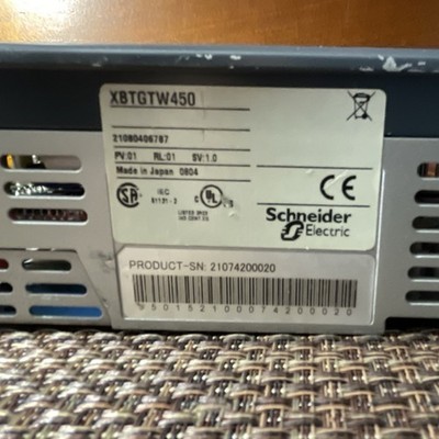 Schneider Electric XBTGTW450 Magelis Smart HMI Operator Interface Panel