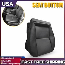 Leftright Black Leather Car Seat Bottom Cover For Mercedes 2008-2014 C350 Benz