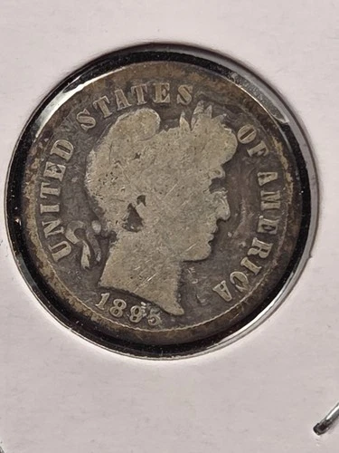 1895-S Barber Dime, Good Grade. A nice coin.