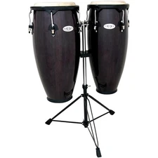 Toca Synergy Conga Set with Stand Transparent Black LN