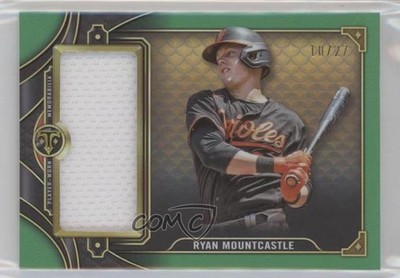 2022 Topps Triple Threads Single Jumbo Relics Emerald 10/27 Ryan Mountcastle 6fs