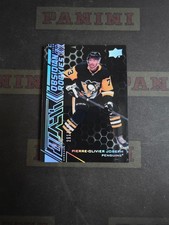2020‑21 UD Black Pierre‑Olivier Joseph Obsidian Rookies Rookie Card /349 #OR‑37. rookie card picture