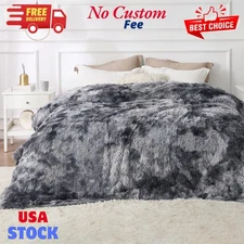 GentleSoft Fluffy King Size Blanket for Bed,Faux Fur Fuzzy Minky Couture Warm...