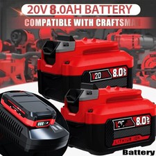 20Volt 8 Ah For Craftsman V20 Lithium CMCB205 CMCB204 CMCB202 Battery
