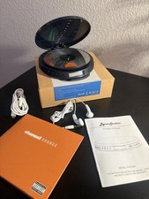 ByronStatics Portable CD Player PCD-250 LCD Display Black w Manual Earbuds USB