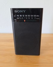 Sony ICF-P26 Portable Pocket FM/AM Analog Tuning Radio with Built-in Speaker