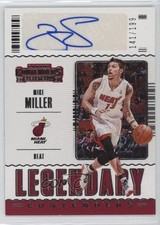 2020-21 Panini Contenders Legendary 141/199 Mike Miller #LC-MML Auto lz7