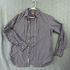 J Crew Shirt Men  s Medium Dress Gingham Purple