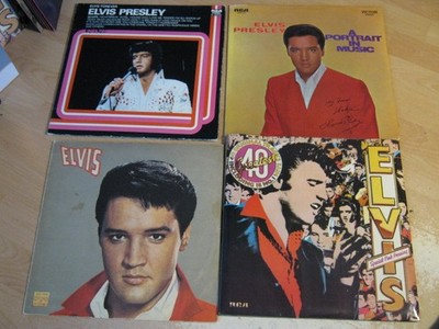 Elvis Presley -  4 LP,s