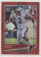 2020 Panini Donruss Optic Rookies Red Hyper Prizm Marlon Davidson #135 0dj0