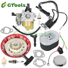 Carburetor Recoil Ignition Coil Spark Plug Filter for Honda GX160 5.5HP Engine