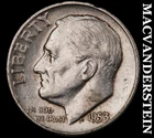 1953 Roosevelt Dime- Silver- Scarce Better Date- No Reserve #K2097